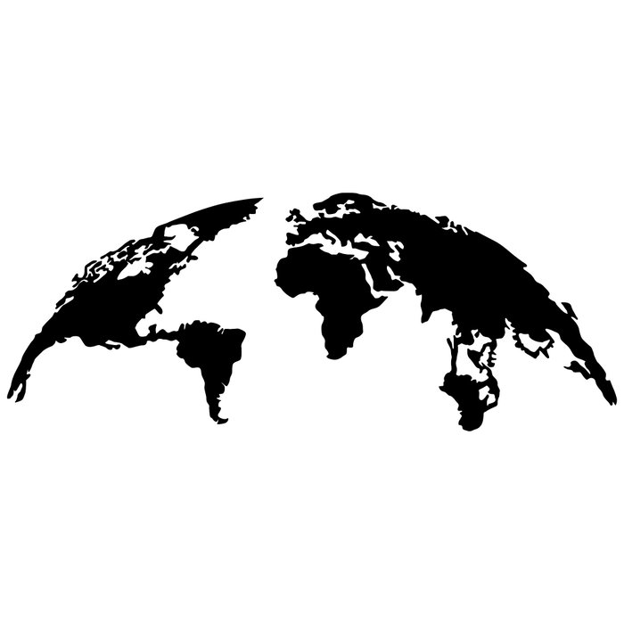Wallity World Map Large Negro Wallity World Map Large Negro